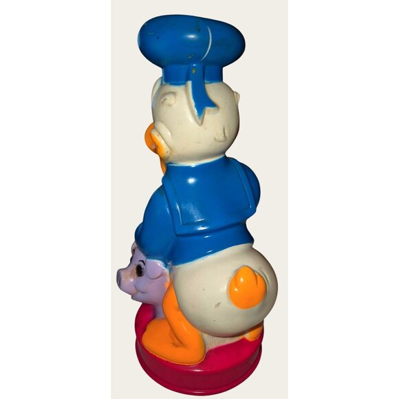Donald Duck Vintage Plastic Coin Bank - Picture 5 of 9